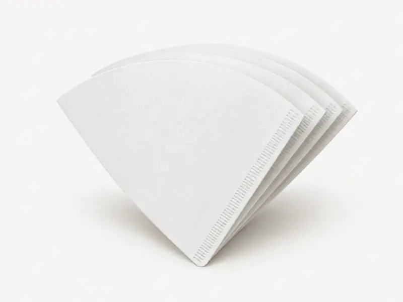 Illustration of cone-shaped V60 paper filters