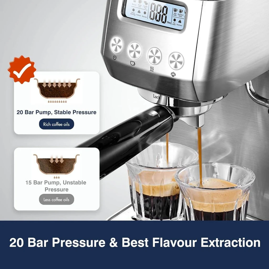 AMZCHEF 20-Bar Espresso (EM3131) espresso machine